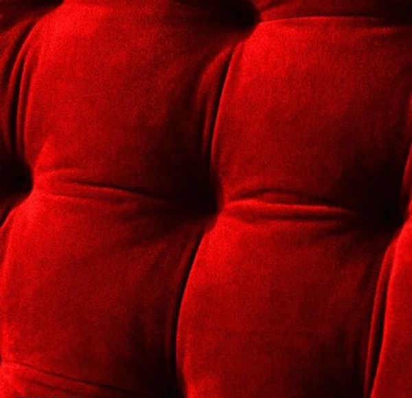  Mom's Moon  Soft Velvet Chair Pad/Chair Cushion for Rocking Chair /Office/ Home in Outdoor and Indoor /Resting on Floor Set of 1 ( 18 x 50 Inch Red ) -  Red, Velvet, Pack of1